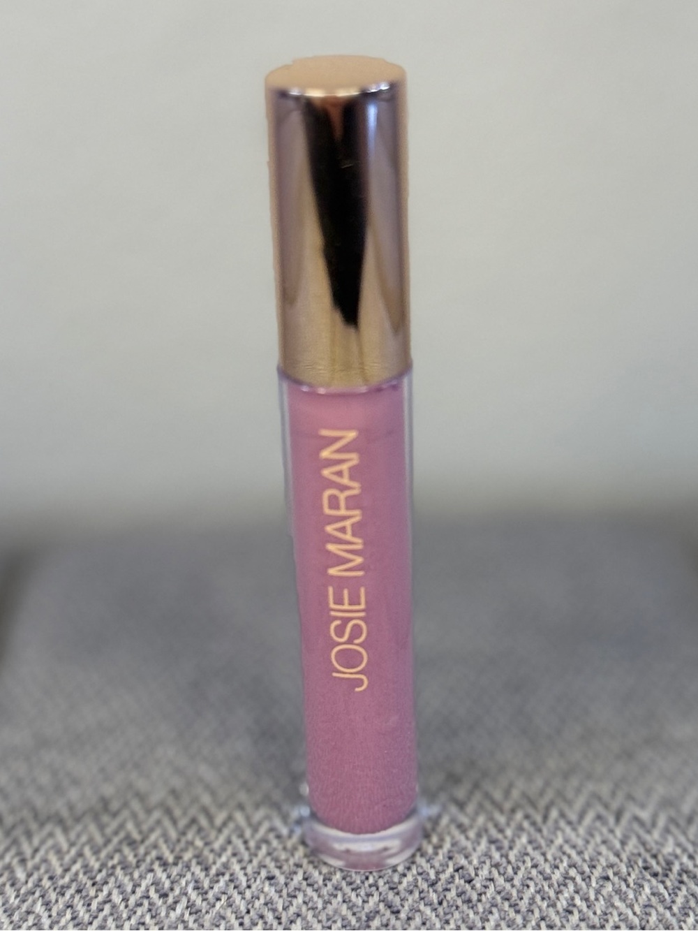 Josie Maran Lip Gloss in Pink Bloom, Argan Natural Volume - Picture 12 of 12